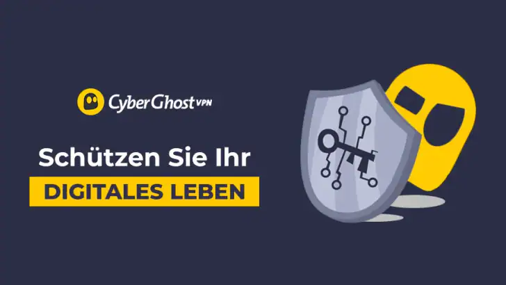 CyberGhost VPN WLAN-Sicherheit feature graphic