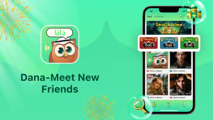 Dana-Group Voice Chat Rooms feature graphic