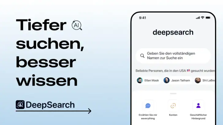 Deepsearch AI Search Assistant feature graphic