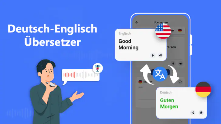 Deutsch Englisch Übersetzer feature graphic