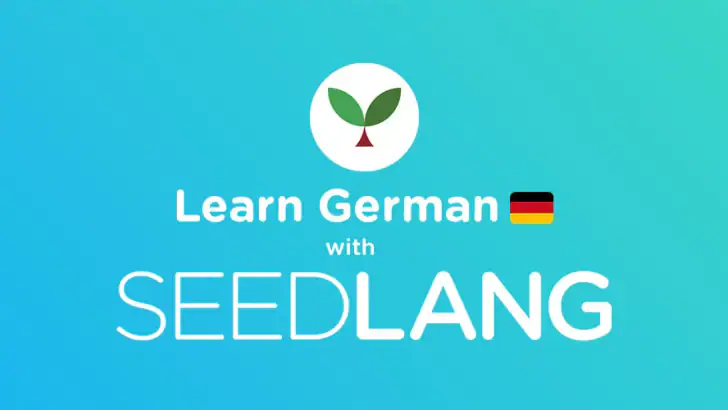 Deutsch lernen mit Seedlang feature graphic