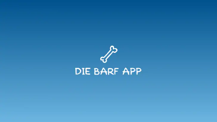 Die BARF App feature graphic