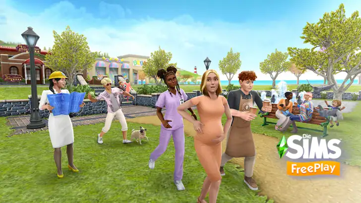 Die Sims™ FreePlay feature graphic