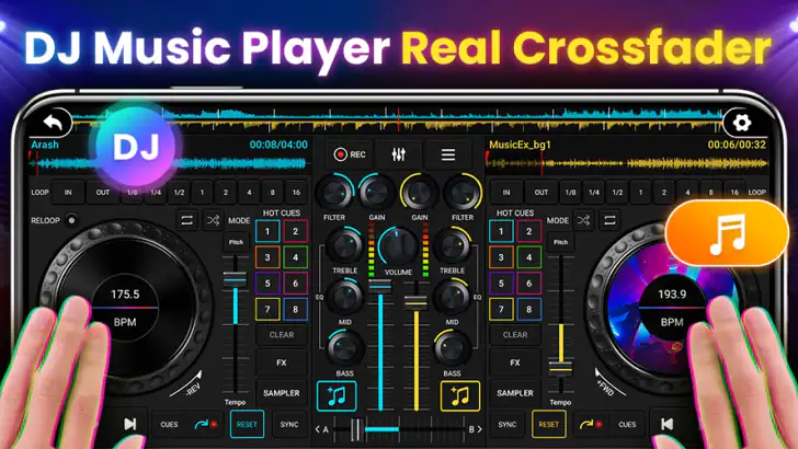 DJ-Mixer-Studio - DJ-Musikmix feature graphic