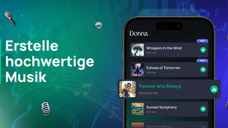 Donna KI Lied Musik Generator feature graphic