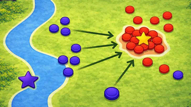 Dots Commander: RTS War feature graphic