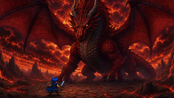 Dragon Slayer : Pixel Idle RPG feature graphic