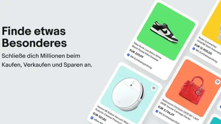 eBay: kaufen & verkaufen feature graphic