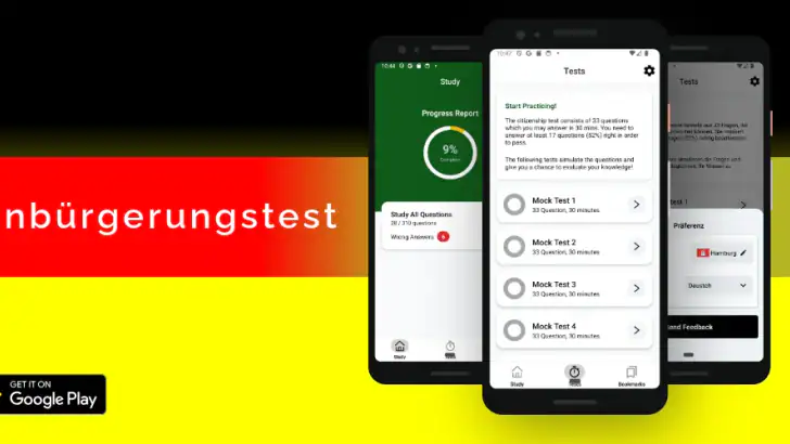 Einbürgerungstest 2025 feature graphic