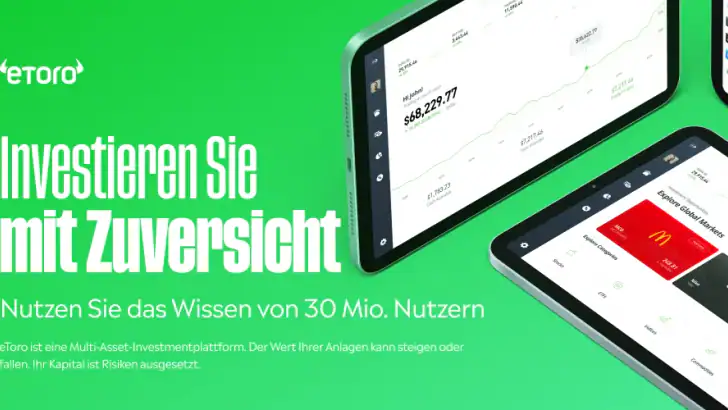 eToro: Traden und Investieren feature graphic
