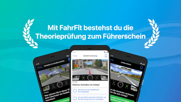 FahrFit - Führerschein Theorie feature graphic