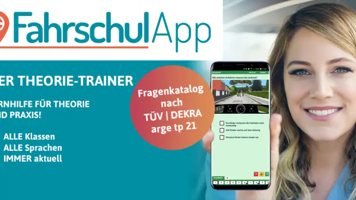 FahrschulApp feature graphic