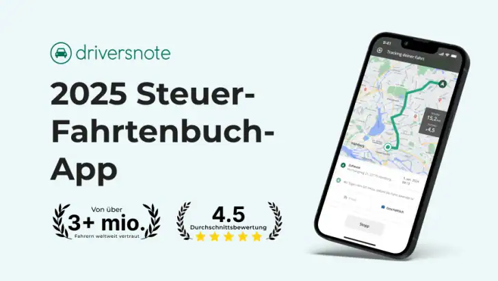 Fahrtenbuch von Driversnote feature graphic