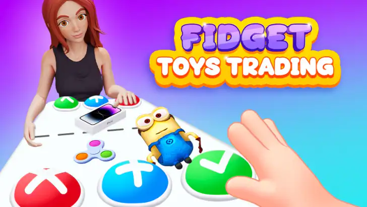 Fidget Toys Trading: Pop It 3D feature graphic