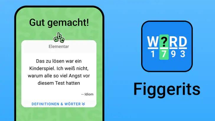 Figgerits: Wörter Rätselspiele feature graphic