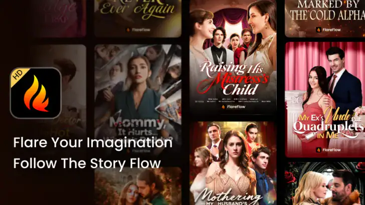 FlareFlow: 1-Minute HD Dramas! feature graphic