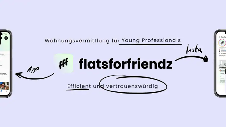 flatsforfriendz - WG & Wohnung feature graphic