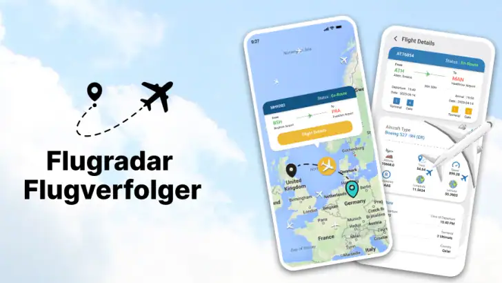 FlightRadar - Flugverfol feature graphic