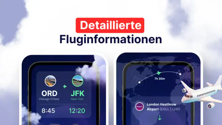 Flugradar: Live Tracker feature graphic