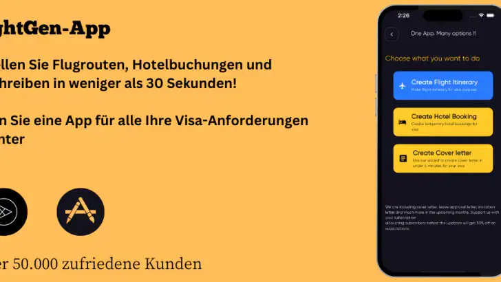 Flugroute erstellen feature graphic