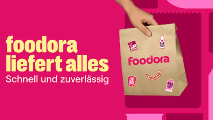 foodora: Essen & Lebensmittel feature graphic