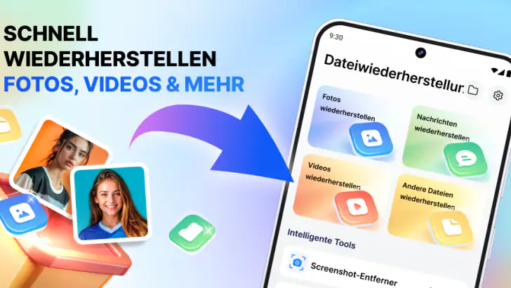 Foto & Video Wiederherstellung feature graphic