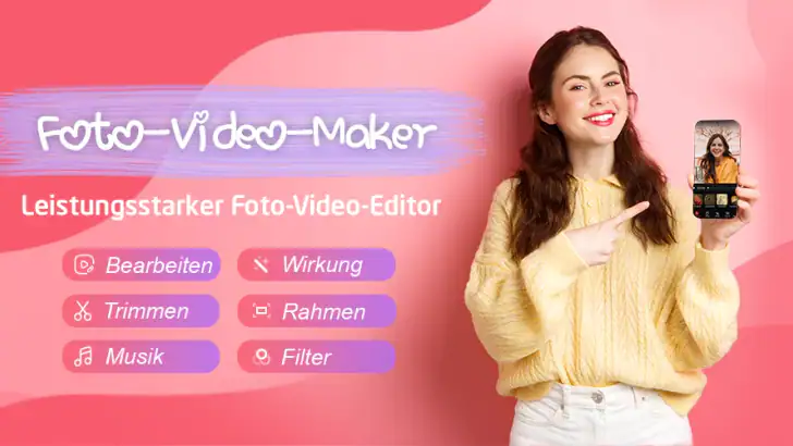 Foto-Videomacher mit Musik feature graphic