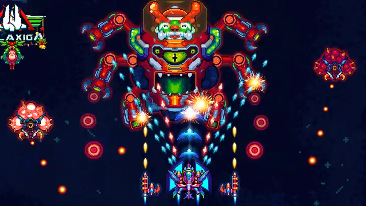 Galaxiga: Galaxy Arcade Game feature graphic