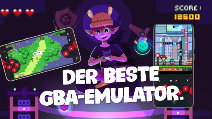 GBA Emulator: Classic gameboy feature graphic