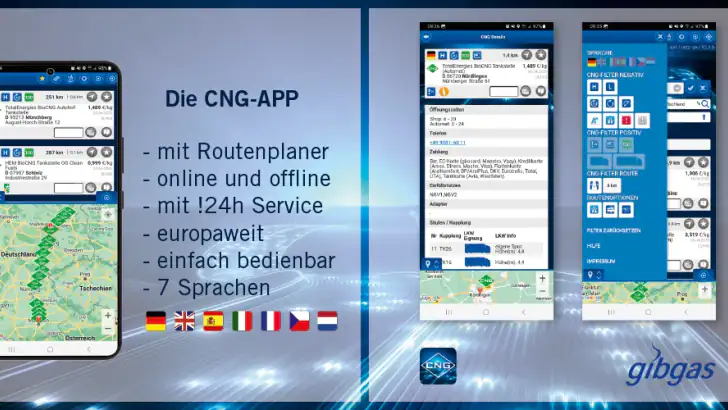 gibgas CNG Europa feature graphic