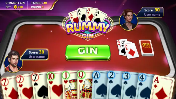 Gin Rummy - Kartenspiel feature graphic