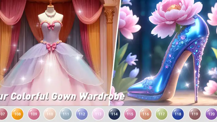 Gown Color - Farbe nach Nummer feature graphic
