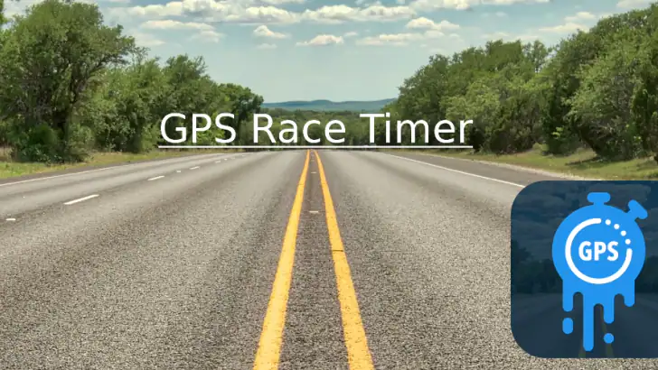 GPS Race Timer feature graphic