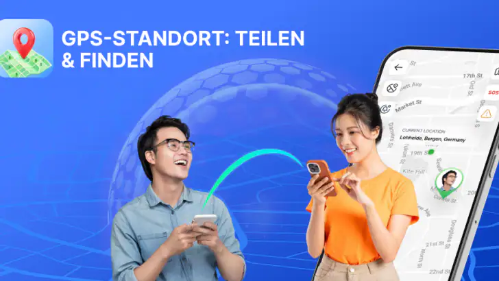 GPS-Standort: Teilen & Finden feature graphic