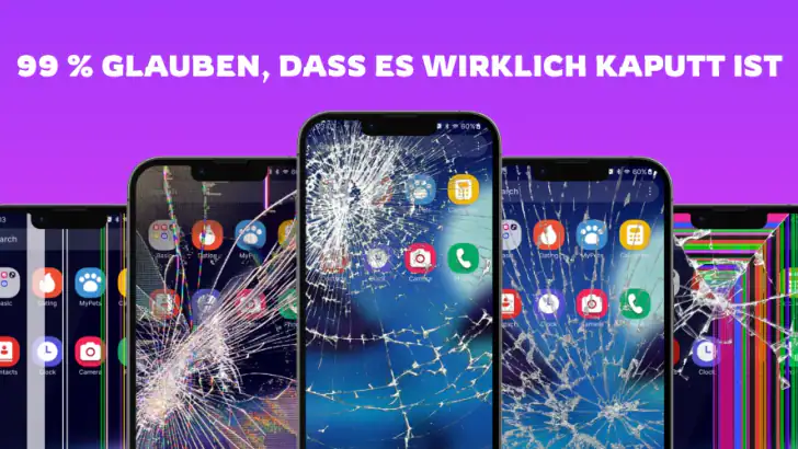 HahaBroken Kaputter Bildschirm feature graphic