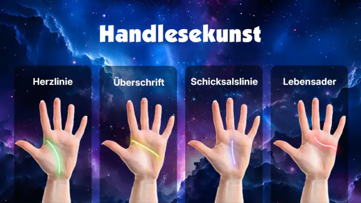 Handlinien Scanner - Handlesen feature graphic