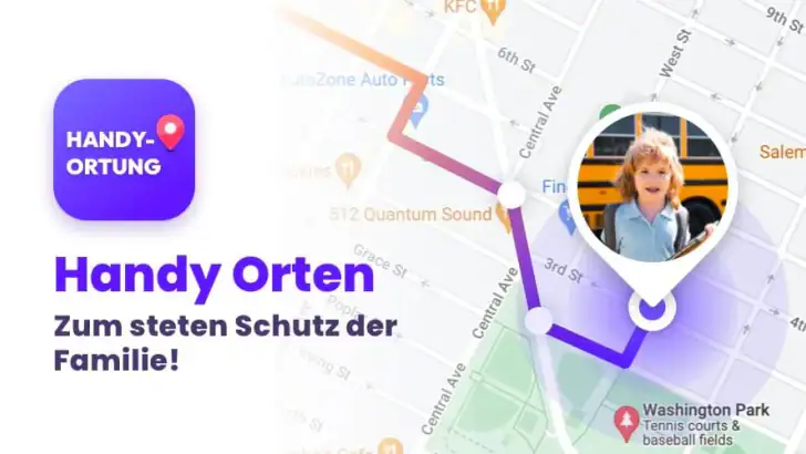 Handy Orten: Standort App feature graphic