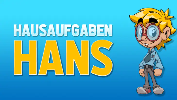 Hausaufgaben Hans Lern-App feature graphic