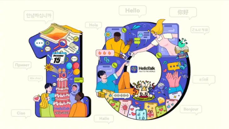 HelloTalk - Sprachen lernen feature graphic