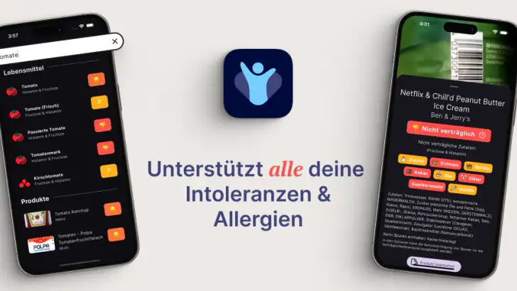 Histamin & Fructose InTolerApp feature graphic