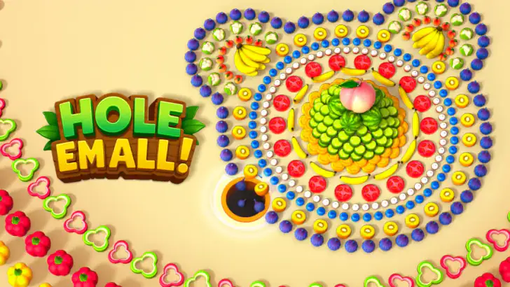 Hole Em All: Black Hole Game feature graphic