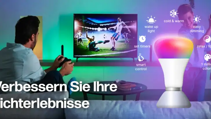 Hue Licht App Fernbedienung feature graphic