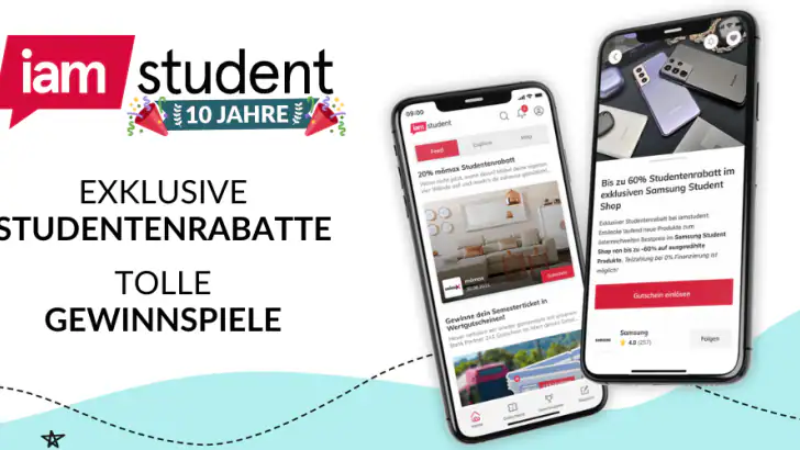 iamstudent: Studentenrabatte feature graphic