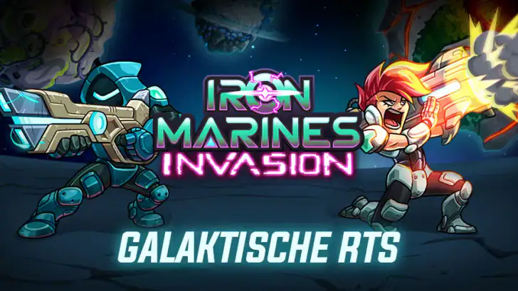 Iron Marines Invasion RTS Game feature graphic