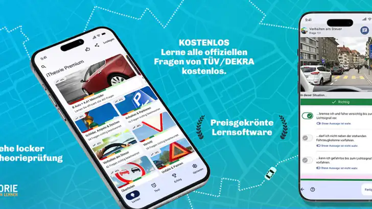 iTheorie Führerschein Auto feature graphic
