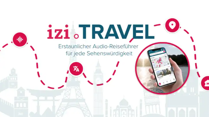 izi.TRAVEL: Audio-Reiseführer feature graphic