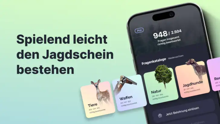 Jagdcoach: Jagdschein, Prüfung feature graphic