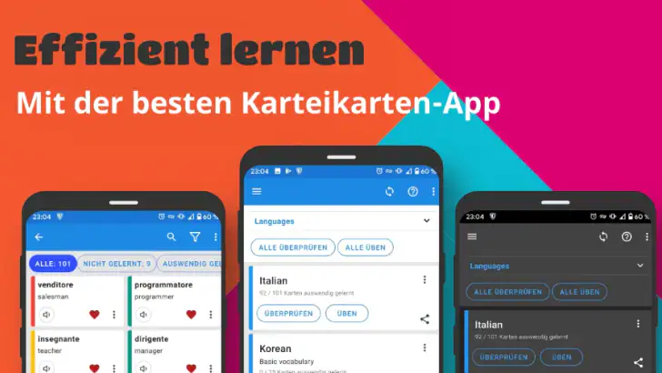 Karteikarten - Lerntool feature graphic
