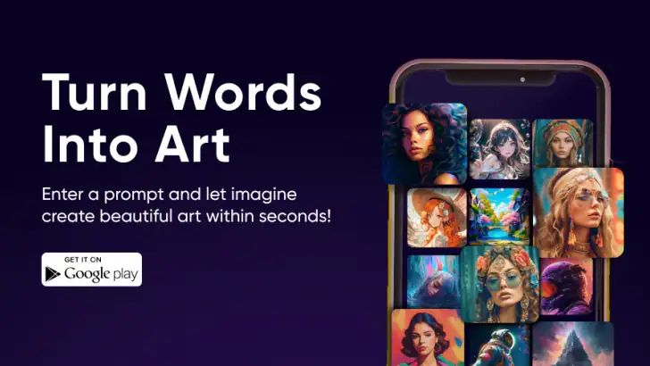 KI-Kunstgenerator : ImagineArt feature graphic