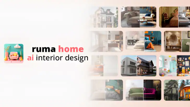 KI - Wohnungsdesign: Ruma feature graphic
